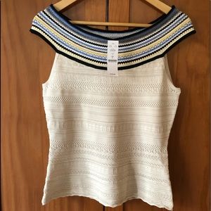 NWT White House Black Market Off Shoulder Sweater